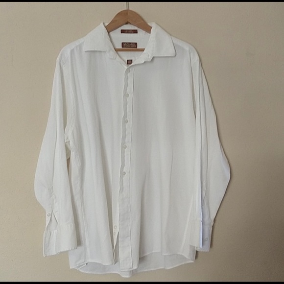 Other - Michael Kors Textured Mens Button Down Shirt 17.5 4/5